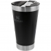 Caneca de Cerveja Stanley Classic Beer Pint com Tampa + Abridor - Preto 473ML