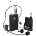 Sistema Sem Fio Fifine K037B com Microfone de Lapela e Fones de Ouvido