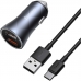 Carregador Veicular Baseus TZCCJD-A0G Dual USB 40W Cinza