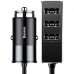 Carregador Veicular Baseus CCTON-01 4 Portas USB Preto