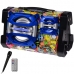 Caixa de Som Megastar HY-K6BTA 6" 20 Watts RMS /USB/FM - Azul/Preta