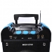 Caixa de Som Megastar HY-K70BTA 1.500 Watts P.M.P.O e USB Bivolt - Preta/Azul