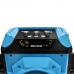 Caixa Karaoke Megastar HY-K66BTC 60 Watts /USB e Radio FM Bivolt - Preta/Azul