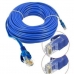 Cabo Rede Utp 10M Microfins CAT5 Blue