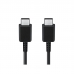 Cabo USB-C A USB-C Samsung EP-DA705 - Preto 1 Metro