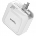Adaptador de Tomada Yookie KI35Y USB/2 USB-C de 65 Watts - Branco