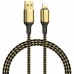 Cabo Lightning Wiwu GD-100 2 Metros - Dourado/Preto