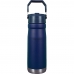Garrafa Termica Morgan Galway com Pico e Alca - Azul 650ML