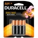 Pilha AAA Duracell Alcalina PACK-4