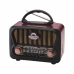 Radio Portatil Mega Star RX309BTM AM/FM - Preto/Marrom