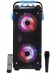 Caixa de Som Megastar HY-K70BTA 1.500 Watts P.M.P.O e USB Bivolt - Preta/Azul