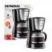 Cafeteira Mondial Dolce Arome Inox C-30-18X 550 Watts 127V ~ 60HZ - Preto/Prata