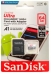 Cartão de Memória Micro SD Sandisk Ultra 100 MB/s C10 64GB (SDSQUNR-064G-GN3MA)