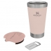 Caneca Térmica Stanley Classic Beer Pint 10-01704 - 473ML - com Tampa e Abridor - Rosa