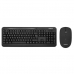 Teclado Kit Mouse e Satellite AK-725G - Sem Fio - 1600DPI - Portugues - Preto