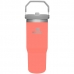Garrafa Termica Stanley Classic Iceflow Flip Straw Tumbler de 887 ML - Coral