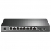 Hub Switch TP-Link T1500G-10PS / 8 Portas - Cinza (TLSG2210P)