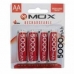 Pilha AA Recarregavel Mox AA X4 5000MAH