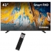 Smart TV Qled 43" Toshiba 43V35LS Full HD Wi-Fi e com Conversor Digital