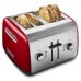 Torradeira Kitchenaid KMT4115ER 1140W 4 Fatias 120V Vermelho