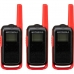 Walkie Talkie Talkie Motorola T210TP - 32 KM - 22 Canais - Preto e Vermelho