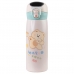 Garrafa Termica Vacuum 11240 Ursinhos Kids - 500ML - com Bico - Rosa Claro