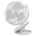 Mini Ventilador Portatil Ecopower EP-217 - 1800MAH - 3W LED - Branco e Cinza
