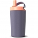 Garrafinha Escolar Hydrapeak HP-CUP14-Plum-Pe/PL 400ML Cinza
