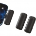 Kit de Microfone Sem Fio Ulanzi J-12 com Lightning - Preto