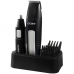 Maquina de Cortar Cabelo Coby Trimmer CY3365-4111 A Pilha + Depilador Nasal - Preto/Cinza