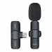 Microfone Quanta QTMISI10 Lightning para Celular - Preto