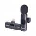 Microfone Sem Fio Quanta QTMISI10 - Lightning - para Celular - Preto
