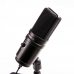 Kit Microfone Podcast Zoom ZUM-2 USB + Fone de Ouvido - Preto