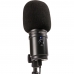 Kit Microfone Podcast Zoom ZUM-2 USB + Fone de Ouvido - Preto