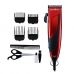 Maquina de Cortar Cabelo Britania BCR05V 8 Pecas 220V ~ 50/60 HZ - Preta/Vermelha