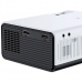 Projetor Blulory T1 de 1.200 Lumens com HDMI e USB Bivolt - Branco/Preto