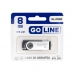 Pen Drive Goline GL-08GB - 8GB - Preto e Prata