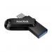 Pen Drive Sandisk Ultra Dual Drive 64GB / Tipo-C / USB 3.1 - Preto (SDDDC3-064G-G46)