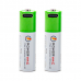 Pilha Recarregavel Powervac AA USB