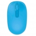 Mouse Sem Fio Microsoft Wireless Mobile 1850 / U7Z-00055 - Azul Ciano