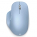 Mouse Ergonomico Microsoft Bluetooth Azul Pastel - 222-00050