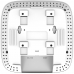Ponto de Acesso Cambium Networks Cnpilot E410 Banda Dupla Mu-Mimo 2X2 - Branco