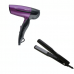 Secador Pro + Prancha Roxo Bivolt Taify 