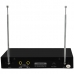 Sistema de Microfone Sem Fio Prosper P-6181 com 2 Microfones 110- 220 V ~ 50/60 HZ - Preto/Prata