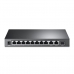Switch TP-Link TL-SG1210P - 8 Portas Poe+ - 100MBPS - Cinza