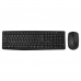 Teclado Kit Mouse e Mtek KM-5239 - Sem Fio - 1200DPI - Portugues - Preto