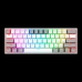 Teclado Redragon K616-RGB WG-SP Fizz Pro Branco / Cinza (com Cabo & Sem Fio)