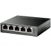 Switch TP-Link TL-SG105PE com 5 Portas Ethernet de 10/100 MBPS - Preto