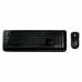 Teclado com Mouse Microsoft 850 Wireless Ingles Preto - PN9-00001