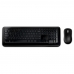 Teclado com Mouse Microsoft 850 Wireless Ingles Preto - PY9-00001